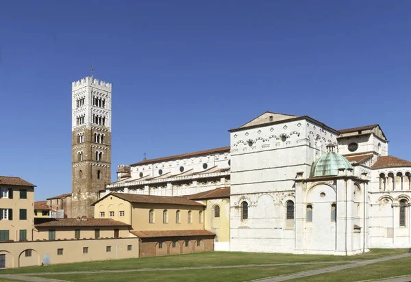Kathedraal Van San Martino Saint Martin Romaanse Gotische Stijl Eeuw — Stockfoto