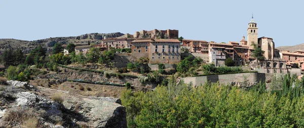 Panorama Miasta Albarracín Spain Albarracin Jest Miasto Hiszpanii Prowincji Teruel — Zdjęcie stockowe