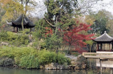 Bahçe mütevazi yönetici, suzhou, Çin. Bu bir unesco dünya mirası olduğunu