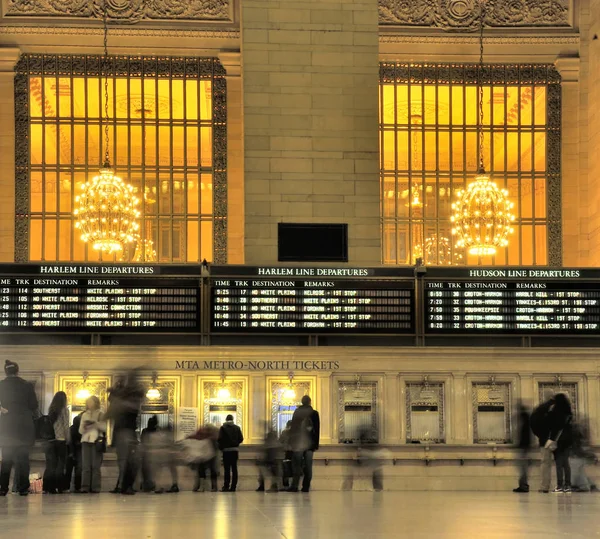 Grand Central Terminal New York Amerikai Egyesült Államok — Stock Fotó