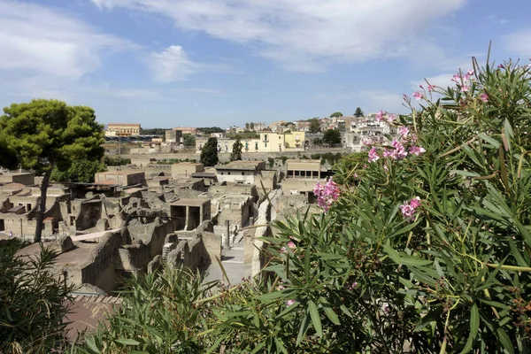 Starověké město Herculaneum, Campania, Itálie — Stock fotografie