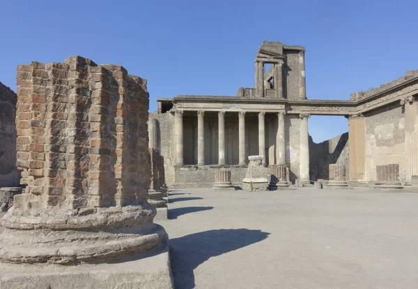 Bazilika Pompeii, Olaszország — Stock Fotó