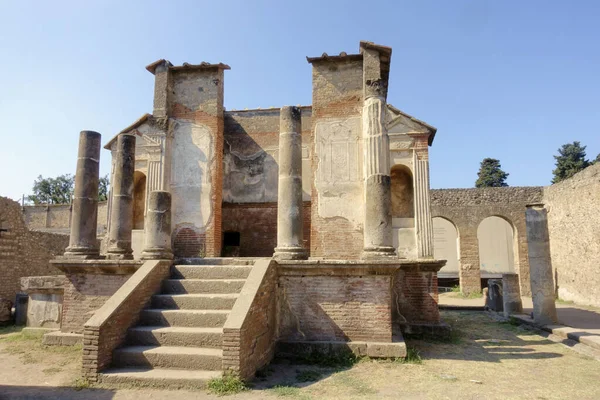 Campania Pompeia Templo de Ísis — Fotografia de Stock