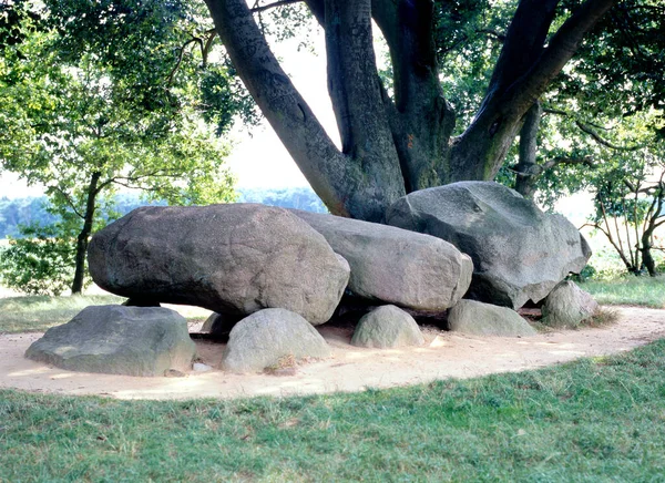 Förhistoriska Ödemarker Borger Drente Drenthe Nederländerna Grav Cirka 5400 Gammal — Stockfoto