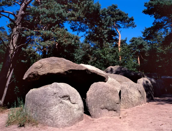 Dolmen Prehistórico Emmen Países Bajos Una Tumba Unos 5400 Años — Foto de Stock