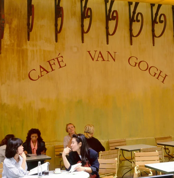 Arles France July 2017 Cafe Van Gogh Place Forum Arles — 图库照片