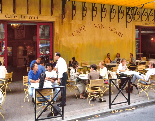 Arles France Липня 2017 Cafe Van Gogh Place Forum Arles — стокове фото