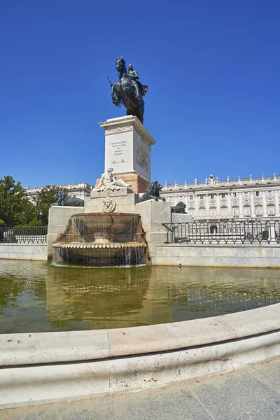 Plaza Oriente Square Madrid Spain — Stock Photo, Image