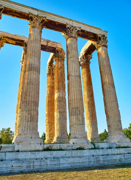 Templo Zeus Olímpico Templo Monumental Começado Século Local Antigo Santuário — Fotografia de Stock