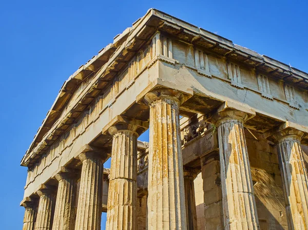 Templo Hefesto Lugar Grego Antigo Adoração Situado Lado Noroeste Agora — Fotografia de Stock