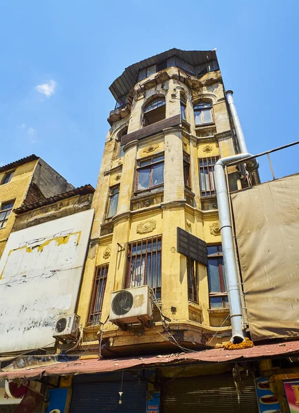 Istanbul Turkey July 2018 Typical Building Fermeneciler Street Karakoy District — Stock Photo, Image