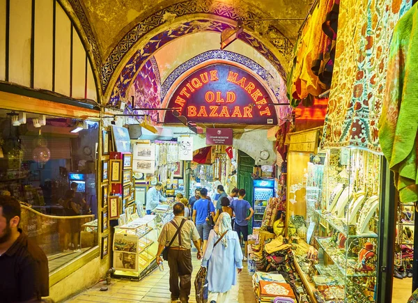 Istambul Turquia Julho 2018 Cidadãos Nas Passagens Kapali Carsi Grande — Fotografia de Stock