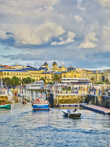 San Sebastian Spanien August 2018 Der Hafen Von San Sebastian — Stockfoto