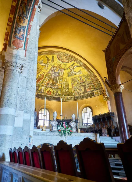 Milán Italia Diciembre 2018 Canciller Basílica Sant Ambrogio Milán Lombardía — Foto de Stock