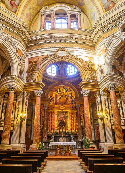 Turin Italie Décembre 2018 Chancel Église Real Chiesa San Lorenzo — Photo