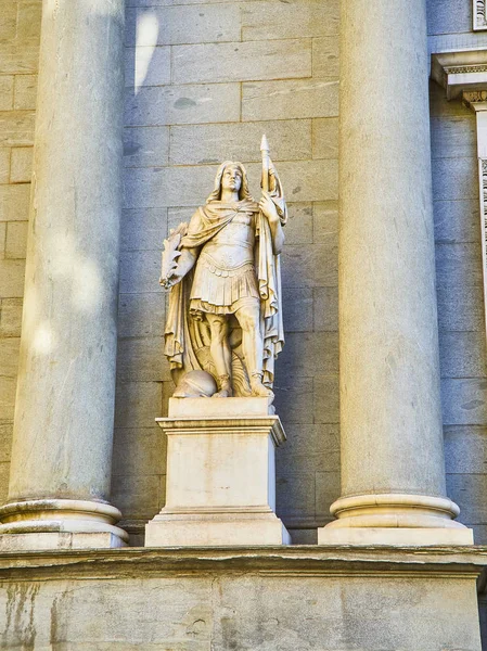 Monumento San Maurizio All Ingresso Principale Della Basilica Mauriziana San — Foto Stock