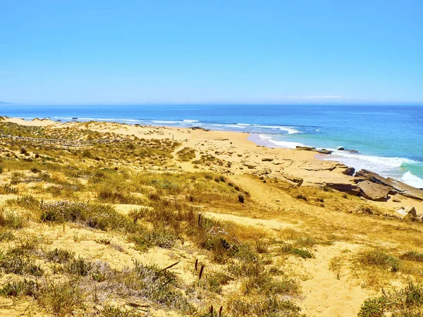 Cabo de Trafalgar mys Natural Park. Barátu, Španělsko. — Stock fotografie