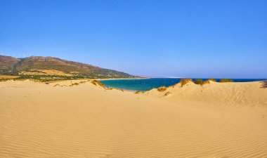 Punta Paloma plajı. Tarifa, Cadiz, Endülüs, İspanya.