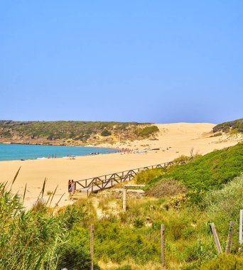 Bolonia Plajı. Tarifa, Cadiz, Endülüs, İspanya.