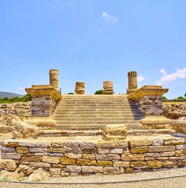 Archeologische vindplaats Baelo Claudia. Tarifa, Cadiz, Andalusië, Spanje. — Stockfoto