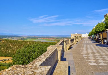 Vejer de la Frontera şehir merkezinde. Cadiz province, Endülüs, İspanya.
