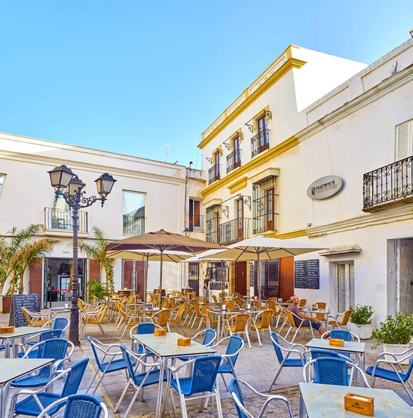 Tarifa şehir merkezinde. Cadiz province, Endülüs, İspanya. — Stok fotoğraf