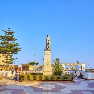 Tarifa şehir merkezinde. Cadiz province, Endülüs, İspanya.