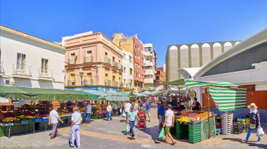 Şehir merkezindeki Algeciras. Cadiz province, Endülüs, İspanya.
