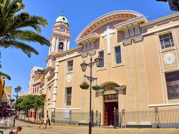 Sanktt Maria den krönade domkyrkan. Gibraltar. Brittiska utomeuropeiska territoriet. Storbritannien. — Stockfoto