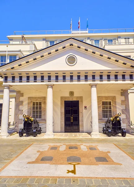 Lugar del convento. Gibraltar al centro. Territorio británico de ultramar. Reino Unido . — Foto de Stock