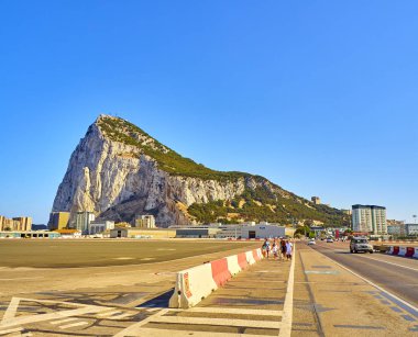 Cebelitarık Havaalanı. British Overseas Territory, İngiltere.