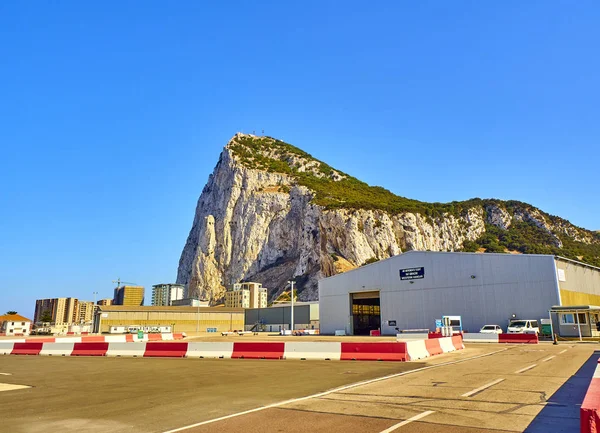 Flughafen Gibraltar. britisches Überseegebiet, Großbritannien. — Stockfoto