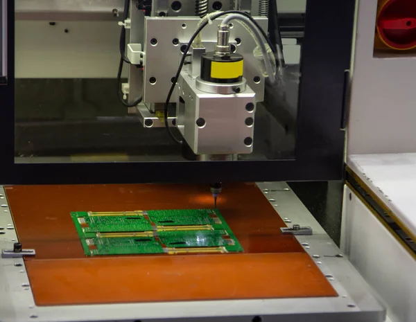 Volautomatische Elektronische Industrie Printplaat Assemblage Machine — Stockfoto