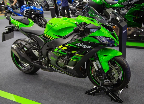 Bangkok Tailândia Agosto 2018 Kawasaki Ninja 1000 Superbike Apresentado Big — Fotografia de Stock