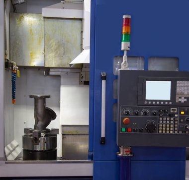 Dikey Cnc torna makinesi, endüstriyel talaşlı imalat