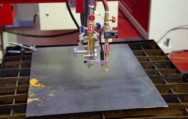 CNC gaz plazma kesme makinesi, endüstriyel metal işi