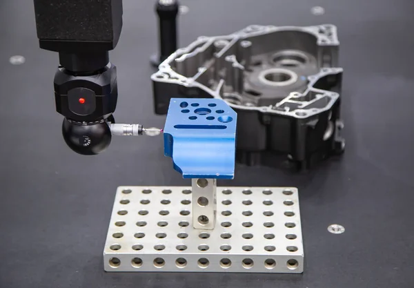 CNC Coordinate Measuring Robotic Machine measuring workpiece
