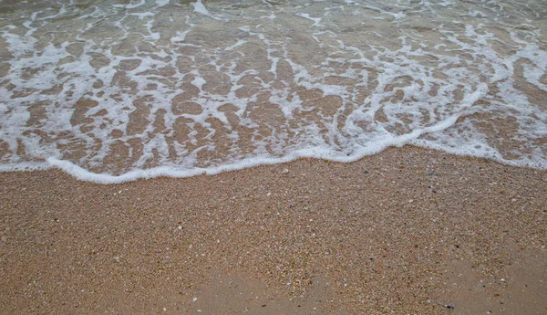 Wyostrzanie Miękkich Fal Plaży — Zdjęcie stockowe