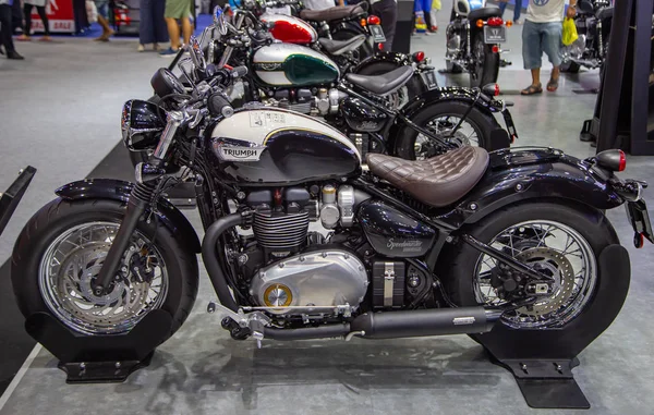 Nonthaburi Tailândia Dezembro 2018 Triumph Bonneville Speedmaster Apresentado Motor Expo — Fotografia de Stock