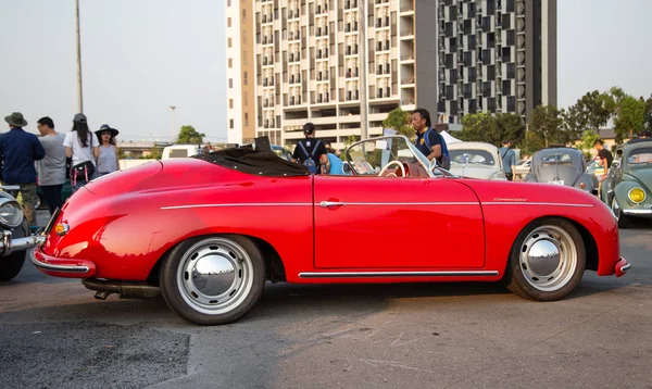 Bangkok Thailand February 2019 Vintage Porsche 356 Speedster Convertible Show — Stock Photo, Image