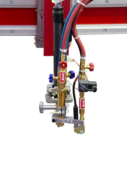 Macchina di taglio al plasma a gas CNC — Foto Stock