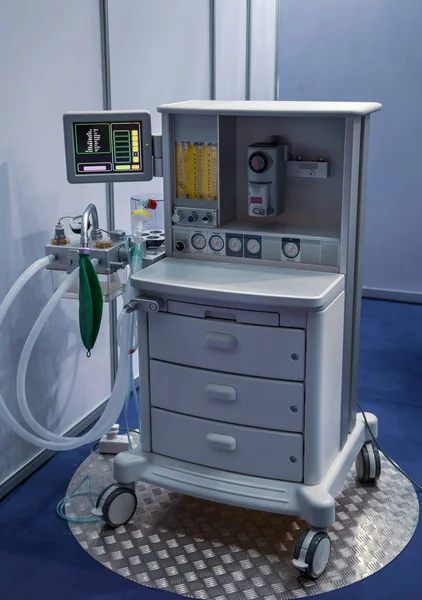 병원에 있는 마취 기계 — 스톡 사진