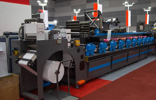 Flexographic printing machine