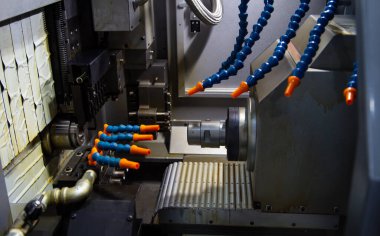 Çoklu görev dönüşüm merkezi makinesi, endüstriyel makineler. Endüstriyel metal üretimi