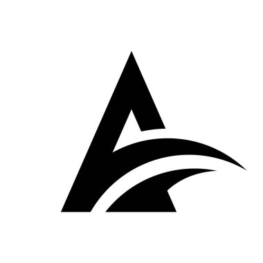 Harf A logo. Simgesi tasarım. Şablon öğeleri - vektör işareti