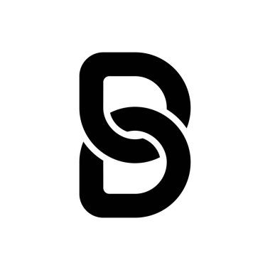 B harfi logosunu görmeniz gerekir. Simgesi tasarım. Şablon öğeleri - vektör işareti