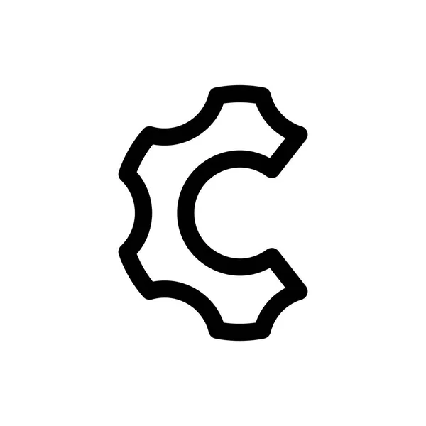 Logotipo Letra Design Ícones Elementos Modelo Sinal Vetorial — Vetor de Stock