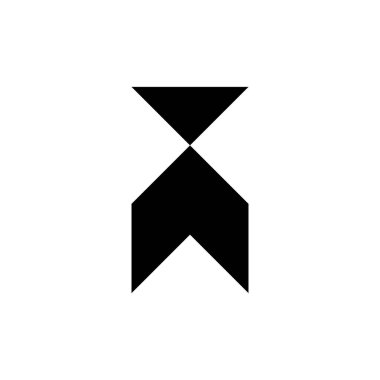 Harf ı logo. Simgesi tasarım. Şablon öğeleri - vektör işareti