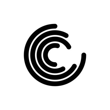 O harfi logosunu görmeniz gerekir. Simgesi tasarım. Şablon öğeleri - vektör işareti