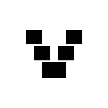 Harf V logosunu görmeniz gerekir. Simgesi tasarım. Şablon öğeleri - vektör işareti